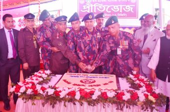 পত্নীতলা ব্যাটালিয়ন ১৪ বিজিবি’র প্রতিষ্ঠাবার্ষিকী উদযাপন