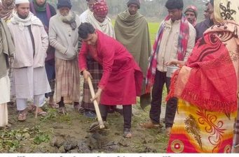 হাসনাবাদ মাদ্রাসায় উন্নয়নকাজের উদ্বোধন