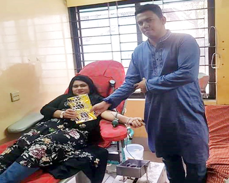 আন্তর্জাতিক মাতৃভাষা দিবস উপলক্ষে সিলেটে সেচ্ছায় রক্তদান কর্মসুচি ও বই বিতরণ