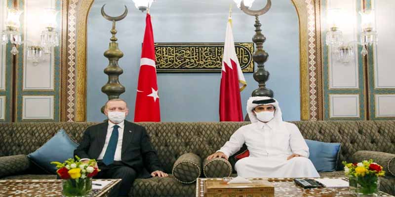 রাষ্ট্রীয় সফরে দোহায়:কাতার আমিরের সঙ্গে বৈঠক তুরস্কের প্রেসিডেন্ট