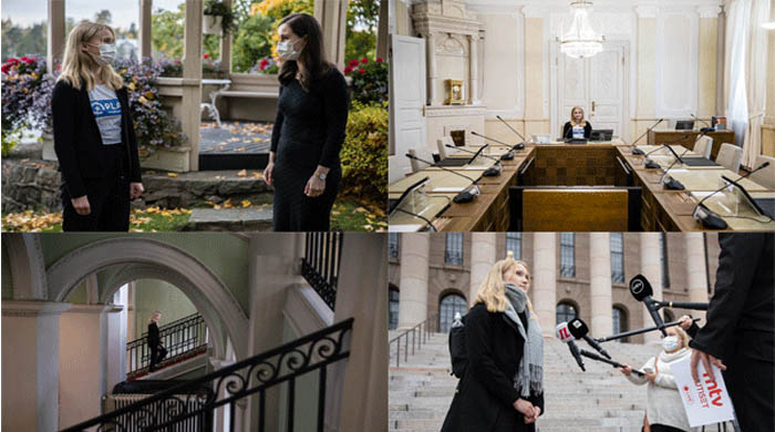 একদিনের জন্য ফিনল্যান্ডের প্রধানমন্ত্রীর দায়িত্ব নিলেন কিশোরী