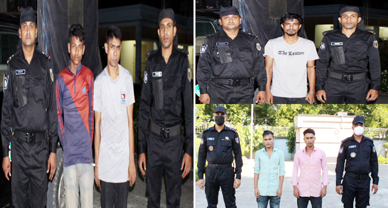 সিলেটে র‌্যাবের অভিযানে দূর্ধর্ষ সন্ত্রাসীসহ আটক ৫