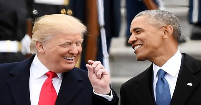 অসুস্থ ট্রাম্পকে নিয়ে ওবামার বার্তা