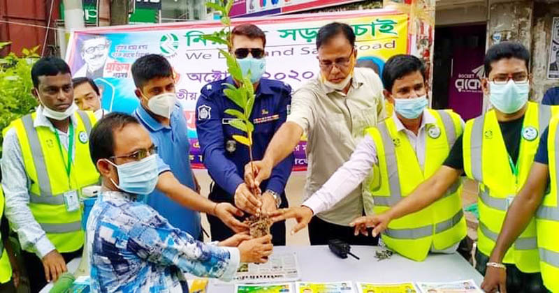 শ্রীমঙ্গলে নিসচা’র উদ্যোগে ফলজ ও বনজ গাছের চারা বিতরণ