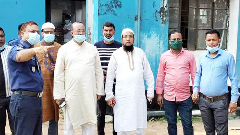 বিশ্বনাথ থানা পরিদর্শনে এমপি মোকাব্বির