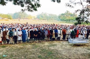 জগন্নাথপুরে সৈয়দ সাব্বির আহমদ ছাবির মিয়ার জানাযা সম্পন্ন