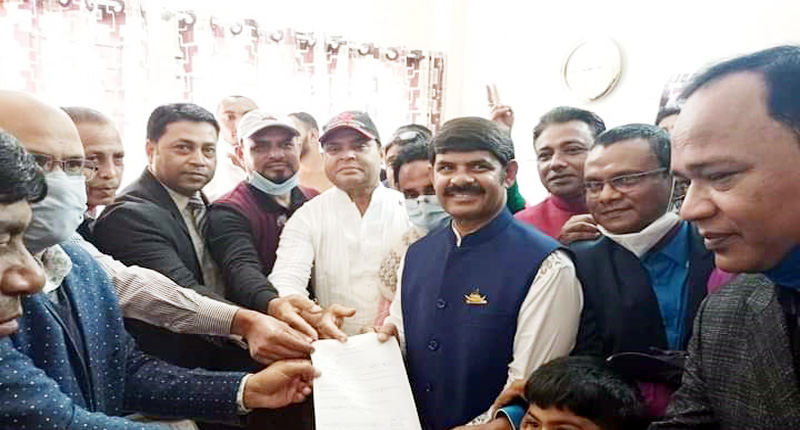 সুনামগঞ্জ পৌর-নির্বাচনে প্রার্থীদের মনোনয়নপত্র দাখিল