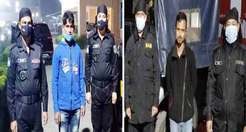 সিলেটে র‌্যাবের হাতে ২ মাদক কারবারি আটক