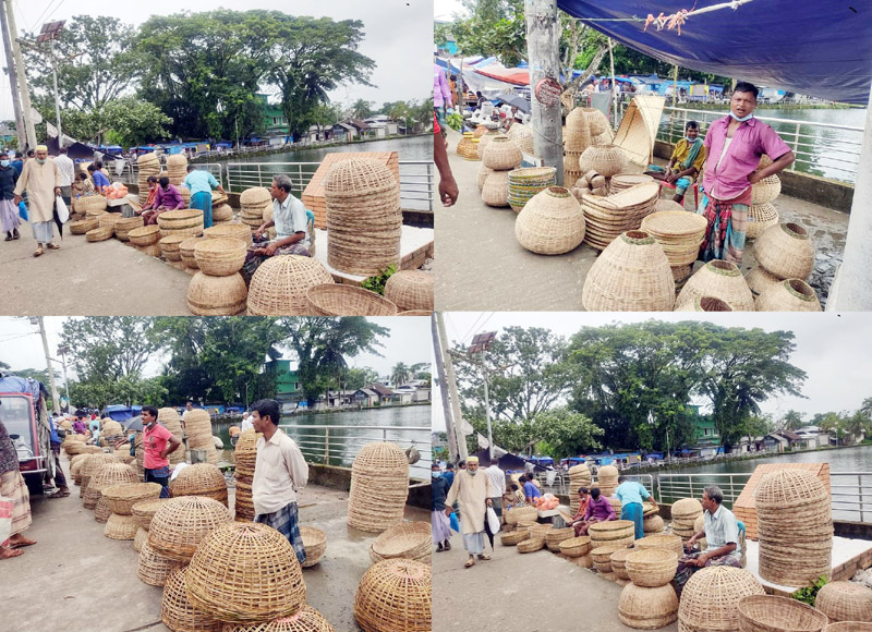 হারিয়ে যাচ্ছে বাউফলের ঐতিহ্যবাহী বাঁশ-বেত শিল্প