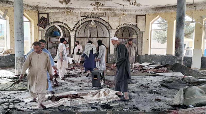 আফগানিস্তানে মসজিদে ভয়াবহ বিস্ফোরণ, ১০০ জন নিহত