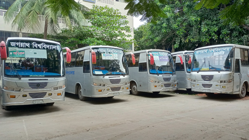 জবিতে কাল থেকে চলবে পরীক্ষার্থীদের বাস