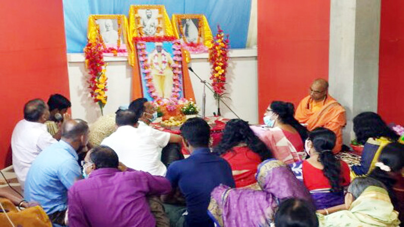 নড়াইল রামকৃষ্ণ আশ্রম ও রামকৃষ্ণ মিশনে পরম পূজ্যপাদ
