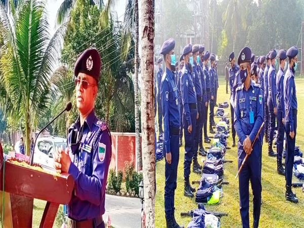 নড়াইল জেলা পুলিশের মাসিক কিট প্যারেড অনুষ্ঠিত