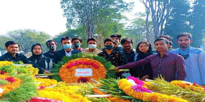 শহীদ জোহা দিবসে রাবি রিপোর্টার্স ইউনিটি’র শ্রদ্ধা