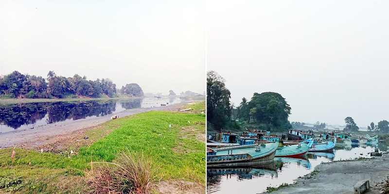 নাব্যতা সঙ্কটে বালুনদী-নৌযান চলাচল ব্যাহত-ড্রেজিং হয়না বহু বছর