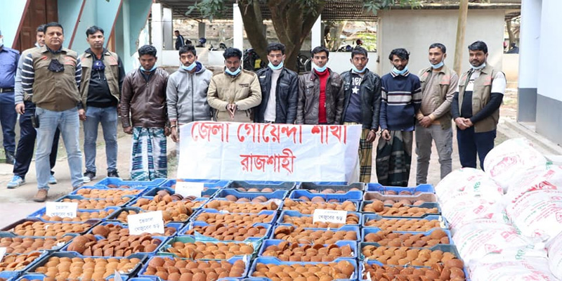 রাজশাহীতে ভেজাল খেজুর গুড় তৈরীর কারখানার সন্ধান, আটক ৭