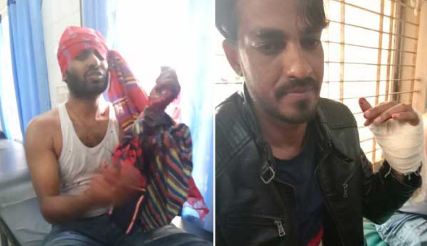 রাজশাহীতে পুলিশসহ ২ জনকে কুপিয়ে জখম করলো মাদক ব্যাবসায়ীরা