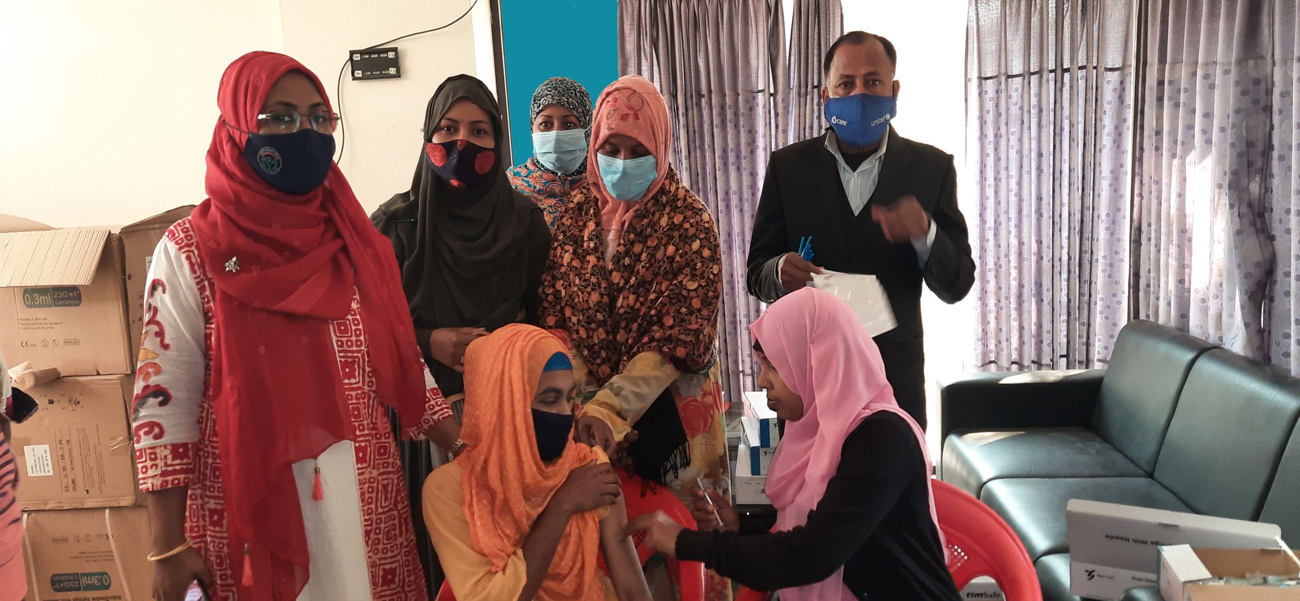 কাজিপুরে শিক্ষার্থীদের২য় ডোজ টিকাদান কর্মসূচি শুরু