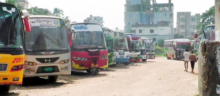 রাজশাহী-নাটোর থেকে ঢাকাগামী সব বাস চলাচল বন্ধ, বিপাকে যাত্রীরা