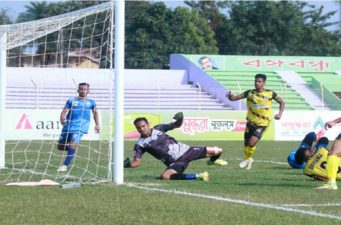 রাজশাহীতে টিভিএস বাংলাদেশ প্রিমিয়ার ফুটবল লীগ শুরু