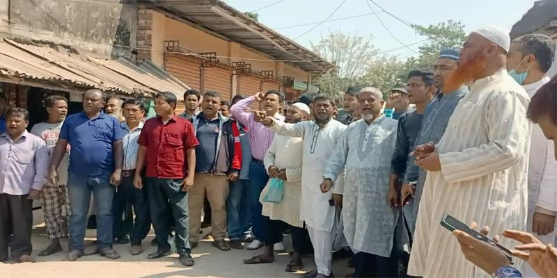 তেলের দাম বৃদ্ধি হিলিতে বিএনপির বিক্ষোভ