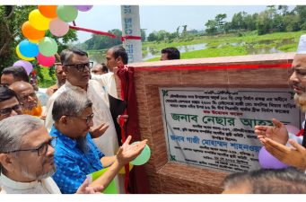 মৌলভীবাজারে এরাবরাক নদের উপর নবনির্মিত সেতুর উদ্বোধন