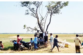 হাকালুকি হাওরে বৃক্ষরোপণ করে প্রশংসিত হচ্ছেন কুলাউড়ার এলাইছ মিয়া