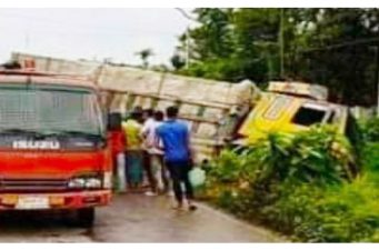 সিলেটের ওসমানীনগর মহাসড়কে দুই ট্রাকের সংঘর্ষ, নিহত ৩