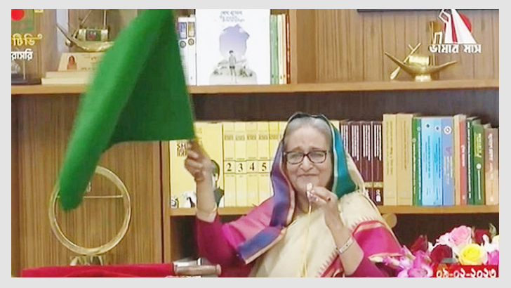 ব্রাহ্মণবাড়িয়া আখাউড়া-লাকসাম ডুয়েলগেজ ডাবল লাইন রেলপথের উদ্বোধন