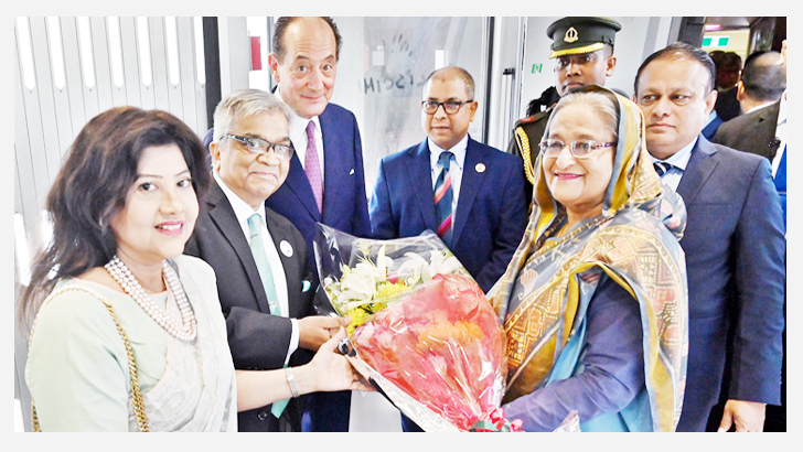ইতালি পৌঁছেছেন প্রধানমন্ত্রী শেখ হাসিনা