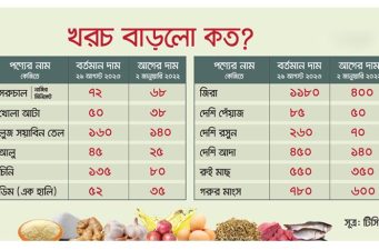 নিত্যপণ্যের লাগামহীন দাম, সংসার যেন বোঝা, খরচ বাড়লো কত?