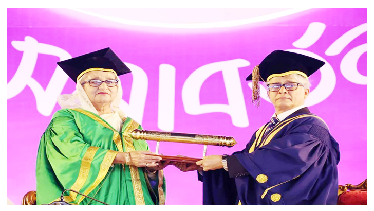 শেখ মুজিবুর রহমান সম্মানসূচক ‘ডক্টর অব লজ’ ডিগ্রি দিল ঢাকা বিশ্ববিদ্যালয়