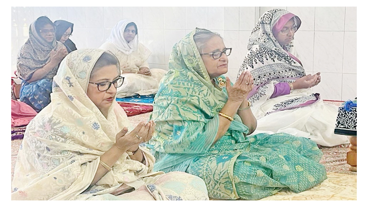 হজরত শাহজালাল (র.) এর মাজার জিয়ারত শেখ হাসিনার