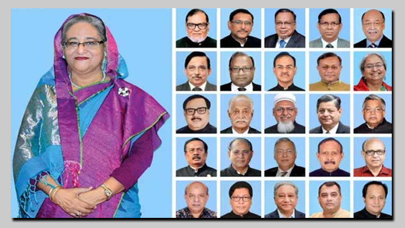 মন্ত্রীরা কোন কোন মন্ত্রণালয়ের দায়িত্ব পেয়েছেন