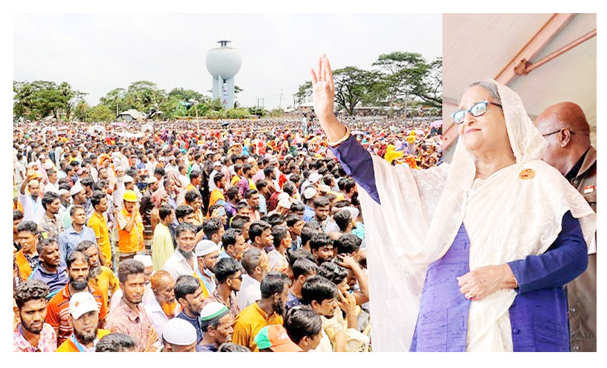 ঘূর্ণিঝড় রিমালে ক্ষতিগ্রস্তদের মাঝে ত্রাণ বিতরণ করলেন প্রধানমন্ত্রী