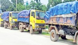 ট্রাকচালককে অস্ত্রের মুখে জিম্মি করে এক ট্রাক চিনি ছিনতাই