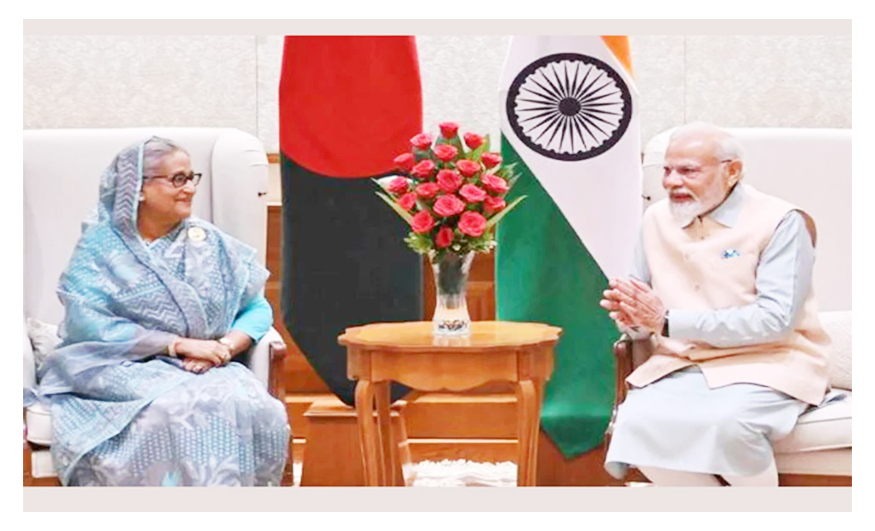 মোদি-শেখ হাসিনা বৈঠক