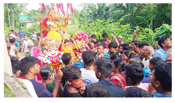 কাজিপুরে সনাতনী ধর্মের রথযাত্রা মহোৎসব অনুষ্ঠিত