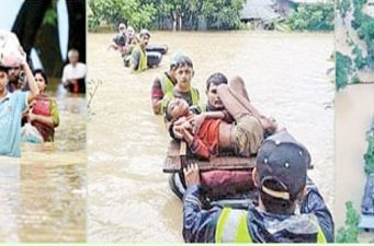 বিপর্যস্ত জনপদ বিপন্ন মানুষ বাঁচার আকুতি