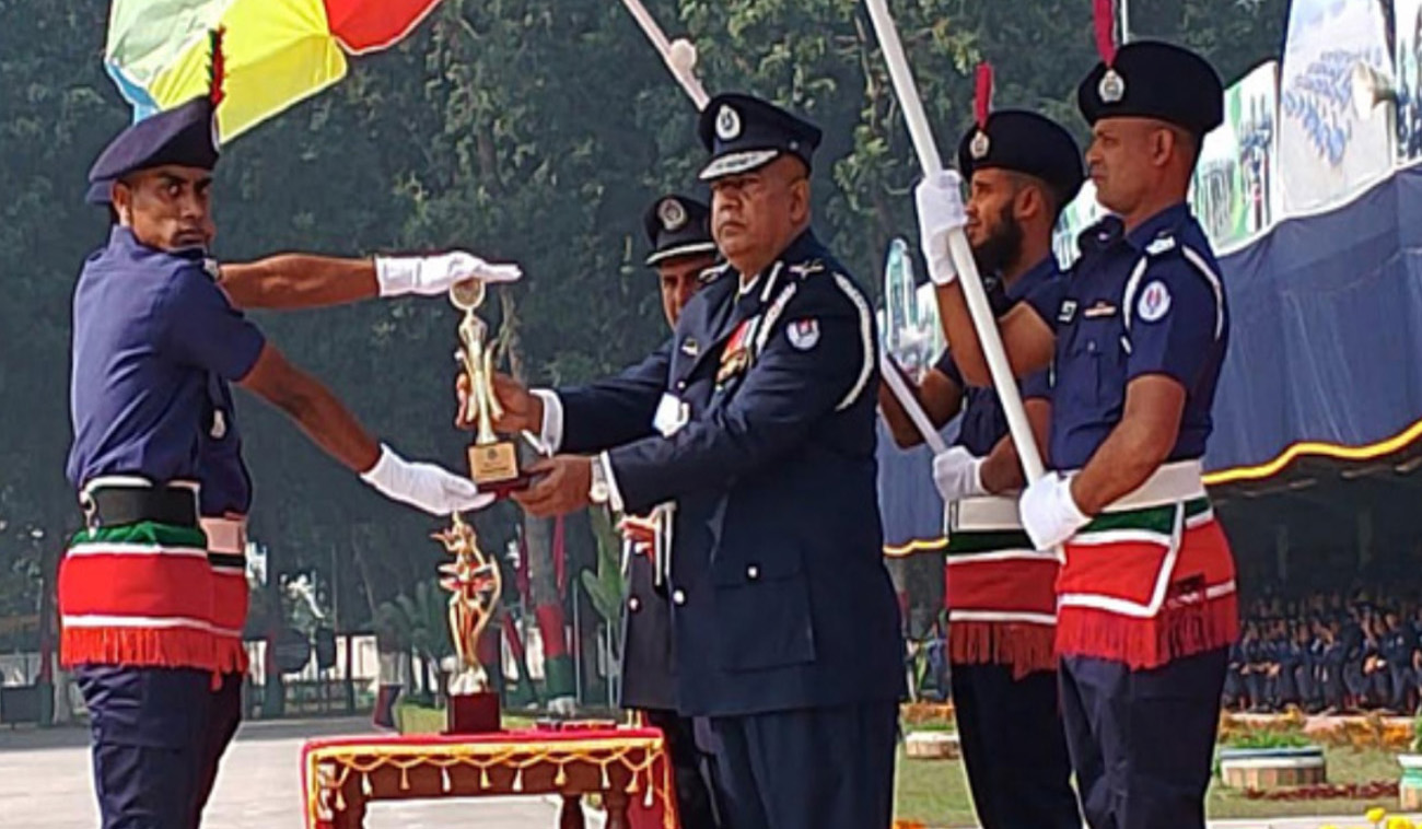 অবশেষে সারদায় ১৬৭ তম প্রশিক্ষণার্থী কনস্টেবলদের সমাপনী কুচকাওয়াজ