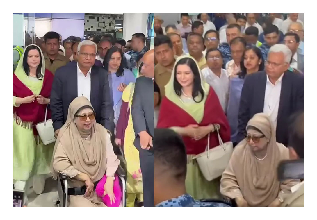 বেগম খালেদা জিয়া দেশে ফিরলেন