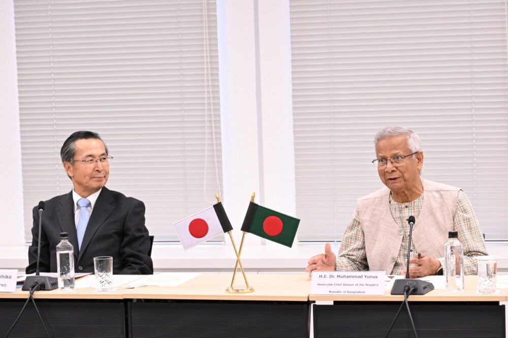 ভালো বন্ধু কঠিন সময়ে পাশে দাঁড়ায়, সেই বন্ধু জাপান : প্রধান উপদেষ্টা
