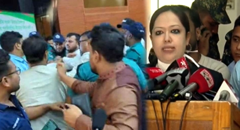 সংসদীয় আসনের সীমানা নিয়ে আপত্তি শুনানিতে হাতাহাতি