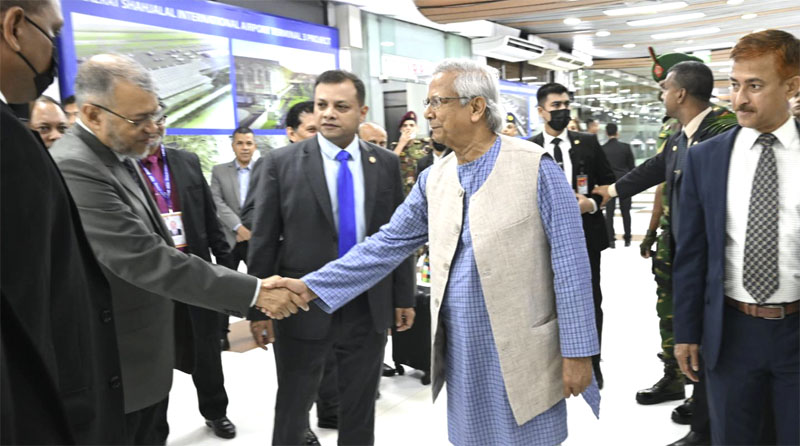 যুক্তরাষ্ট্রের উদ্দেশে রওনা হলেন প্রধান উপদেষ্টা