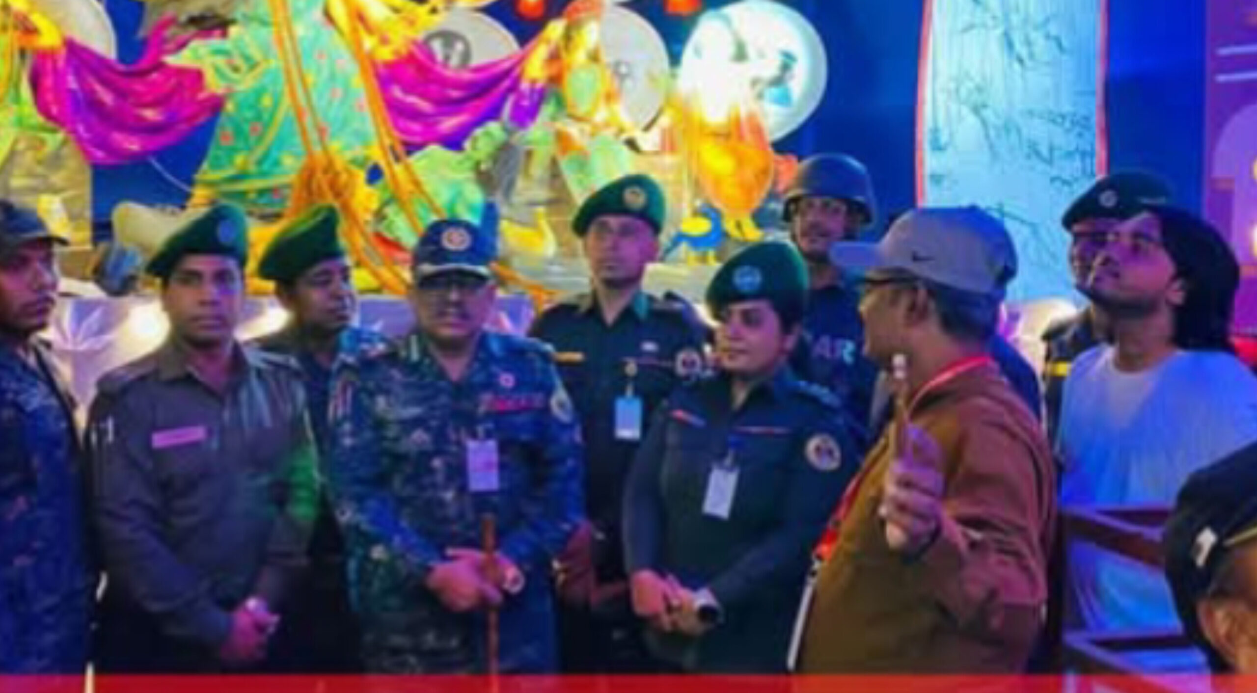 চট্রগ্রাম পূজা মন্ডপে নিরাপত্তা দায়িত্বে ১৪ হাজারের বেশি আনসার-ভিডিপি