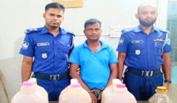 সরাইলে ৩০ লিটার চোলাই মদসহ মাদক কারবারি গ্রেফতার