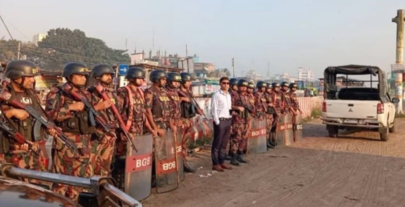 আইনশৃঙ্খলা রক্ষায় ঢাকাসহ ৪ জেলায় বিজিবি মোতায়েন