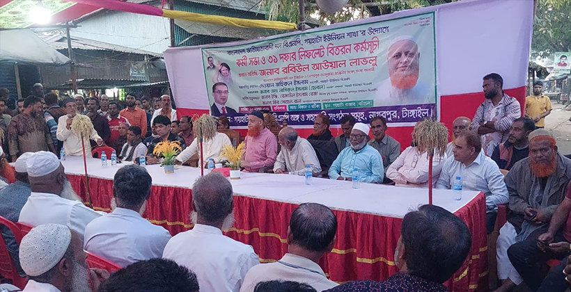 নাগরপুরে কর্মীসভা ও ৩১ দফা সম্বলিত  লিফলেট বিতরণ কর্মসূচি অনুষ্ঠিত