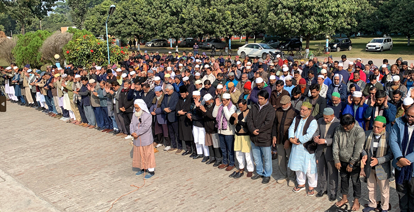 বেগম খালেদা জিয়ার মৃত্যুতে রাবিতে গায়েবানা জানাজা অনুষ্ঠিত
