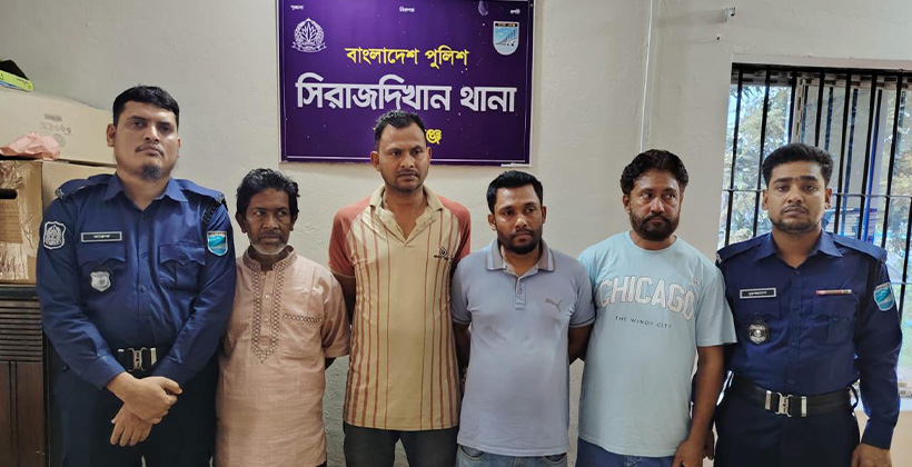 মুন্সীগঞ্জে ফিল্মি কায়দায় কৃষিজমির মাটি লুটের অভিযোগ